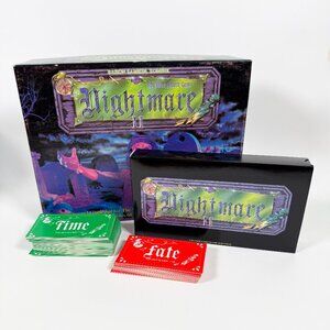 Vintage Nightmare II VHS Video Board Game Complete 1991 Baron Samedi Zombie